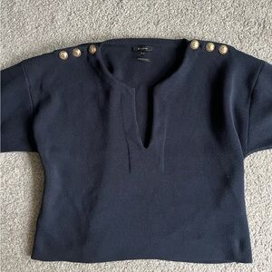 Massimo Dutti Navy Top Size XS